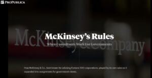 The Product SpotProPublica - McKinsey's Rules